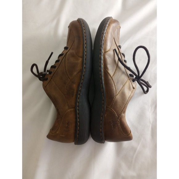 BOC Born Concept Shoes Womens 9 Demore Oxford Brown Leather Lace Up C96123 Y2K - Picture 10 of 11